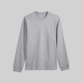 T-shirt Décontracté Lourd-Gris clair