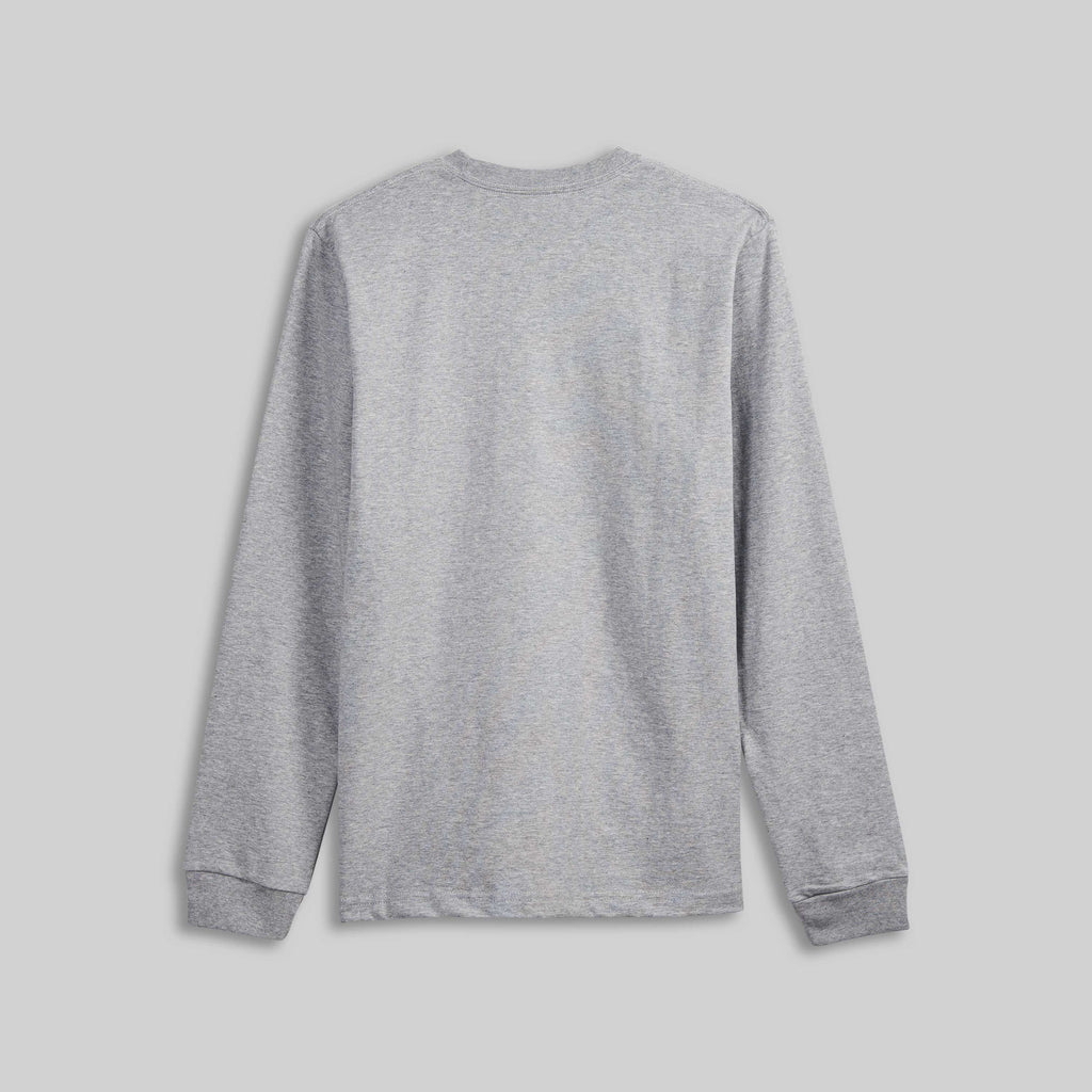 T-shirt Décontracté Lourd-Gris clair